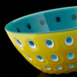 Činija „Le Murrine“ ø20 - Žuta/Bela/Akvamarin - Slika 2