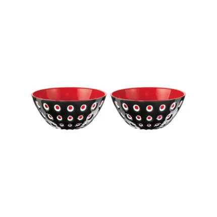 Set činija „Le Murrine“ ø12 - Crna/Bela/Crvena