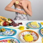 Veliki ovalni poslužavnik ''Flower&Lemon'' - Slika 2